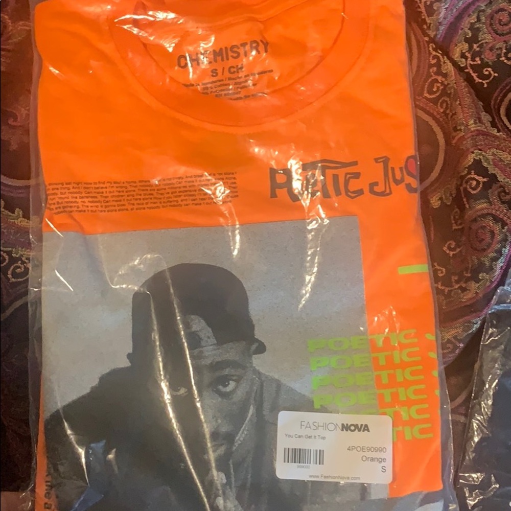 Poetic justice Tupac shirt